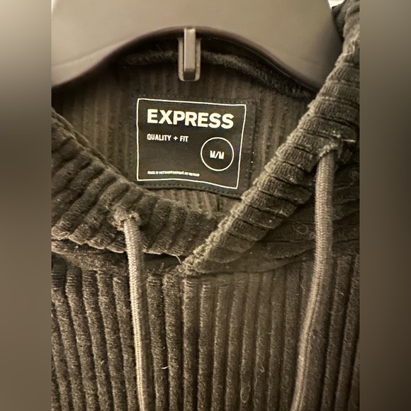 Express Men’s Velour Hoodie - Picture 5 of 5